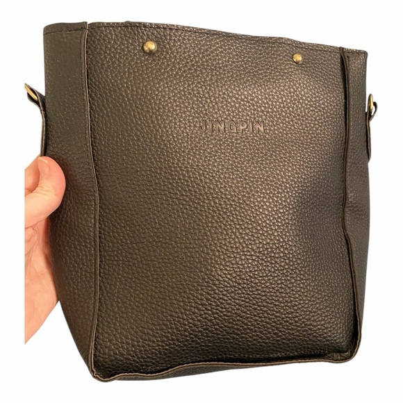 Jingpin Minimalist Chic Black Tote Bag - Picture 3 of 10